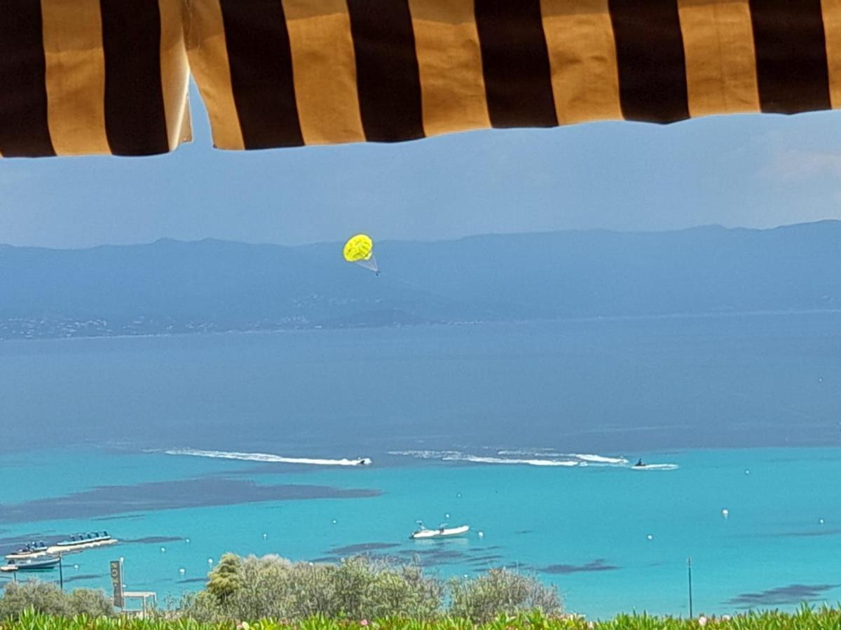 Marinella, Vue Mer Panoramique, Superbe T2 Plage A 150 M Ajaccio  Kültér fotó