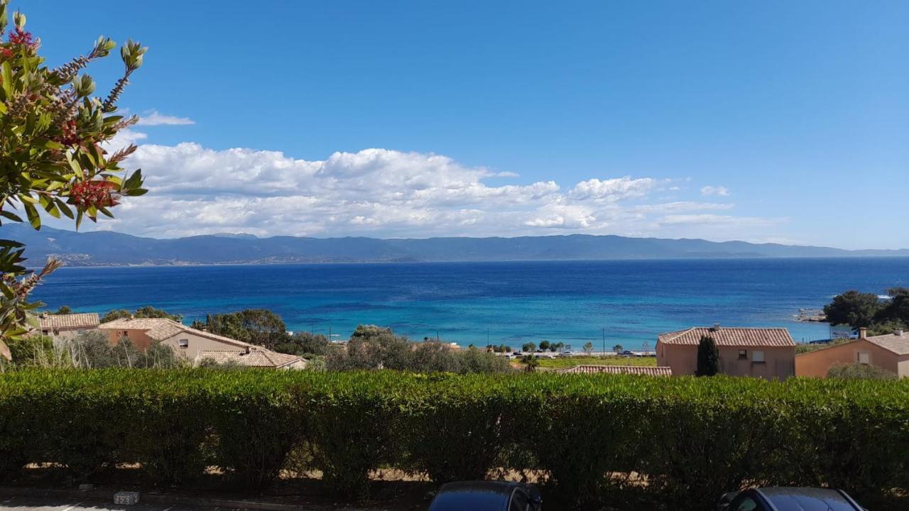Marinella, Vue Mer Panoramique, Superbe T2 Plage A 150 M Ajaccio  Kültér fotó
